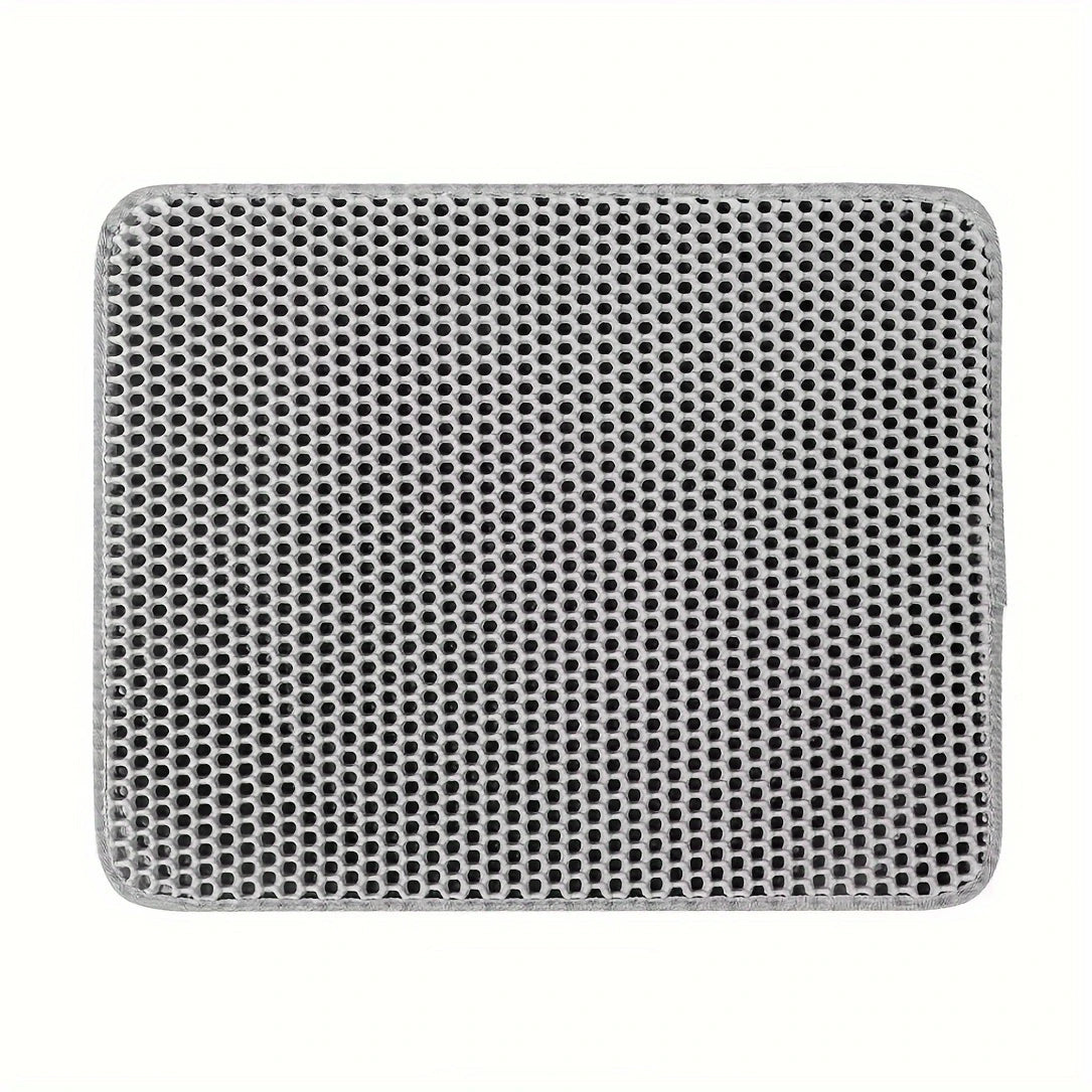 🐾 Large Cat Litter Mat Honeycomb Waterproof Design