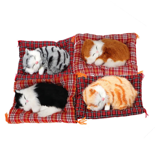 😺🧸 Plush Kitten Doll Cute Car & Home Decoration