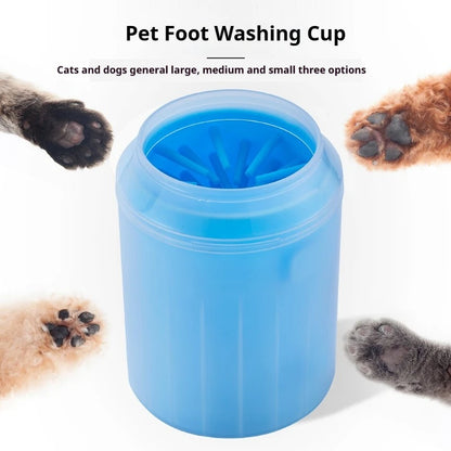 🐾 Portable Pet Paw Cleaner Silicone Foot Washer for Dogs & Cats