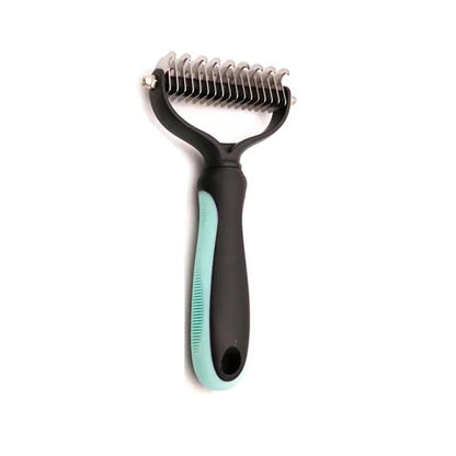 🐾 Pet Deshedding Brush ✂️ Hair Remover & Knot Cutter for Cats & Dogs