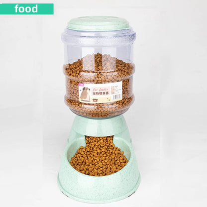 🐾 Large Pet Feeder Bowl 🍲💧 Food & Automatic Water Dispenser