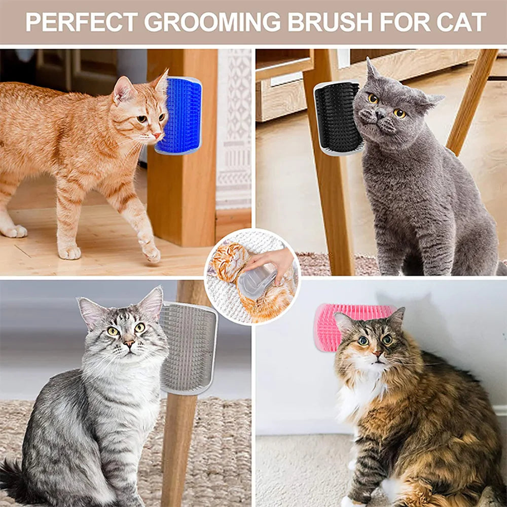 🐾✨ Cat & Dog Grooming Massager Hair Remover Brush