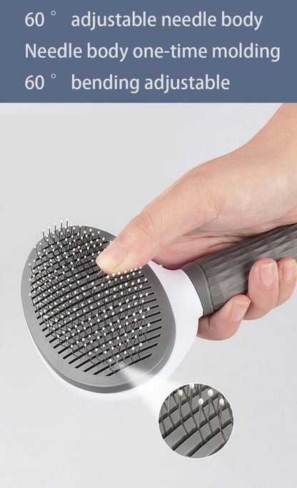 🐾 Pet Hair Brush & Comb Grooming Tool for Cats & Dogs