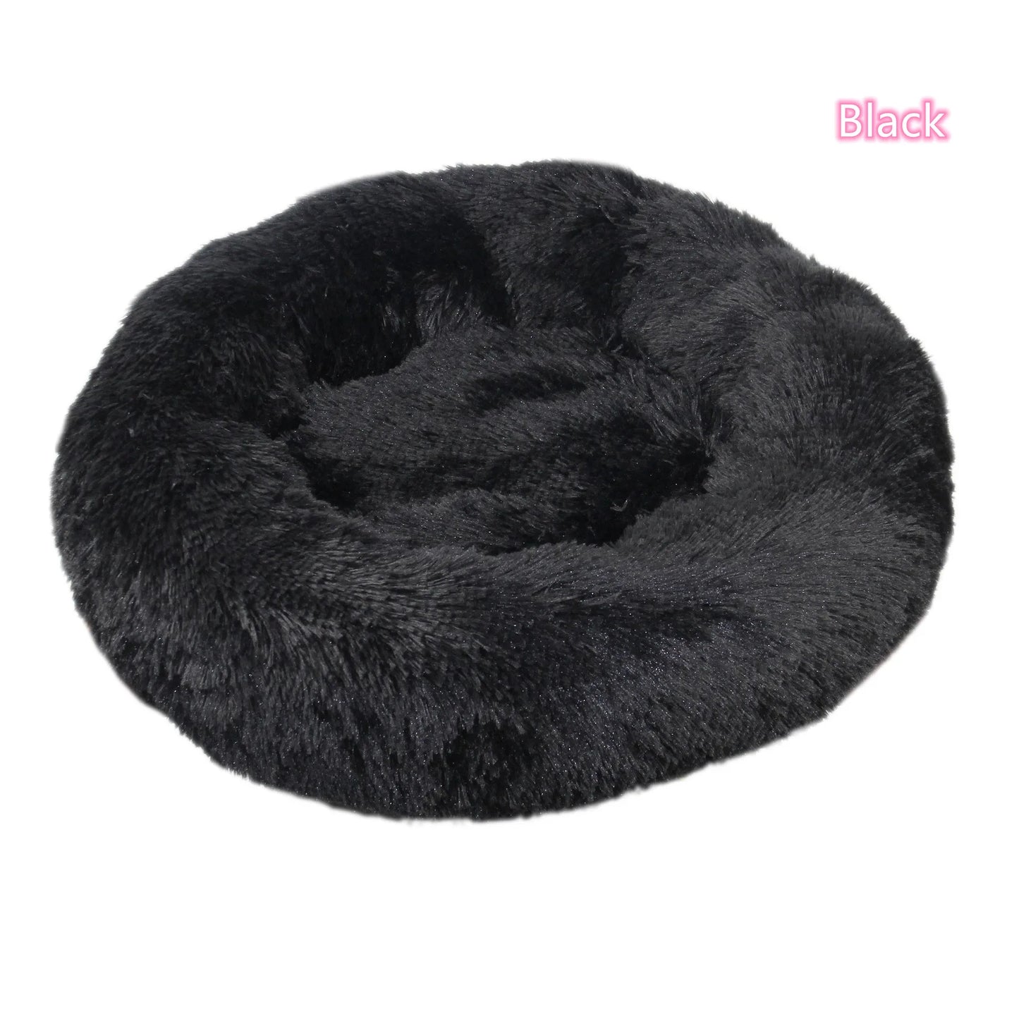 😺🛏️ Plush Donut Cat Bed Super Soft & Washable