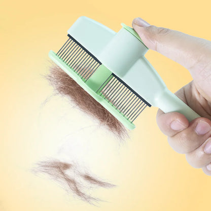 😺🐾 Cat Grooming Brush Hair Removal & Massage Comb