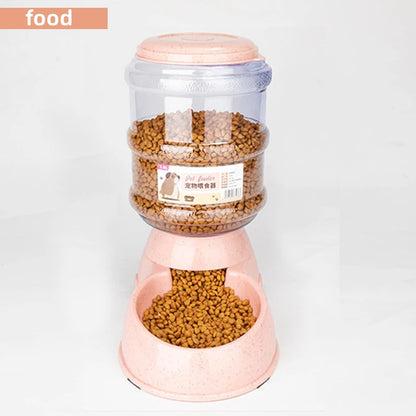 🐾 Large Pet Feeder Bowl 🍲💧 Food & Automatic Water Dispenser