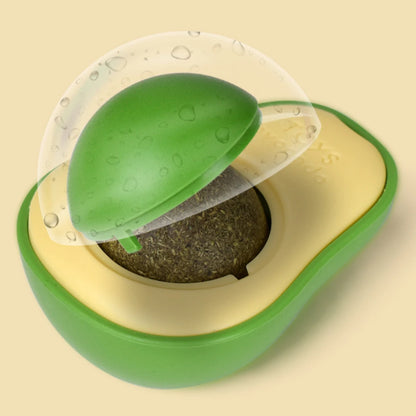 😺🌿 Rotatable Catnip Ball Teeth Cleaning & Scratch Toy