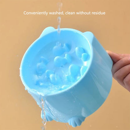 🐶🐱 Slow Feeder Bowl 🍲✨ Anti-Choking Pet Feeding Dish