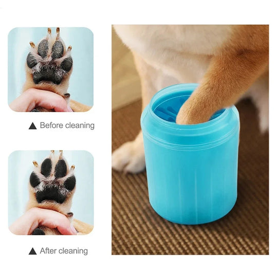 🐾 Portable Pet Paw Cleaner Silicone Foot Washer for Dogs & Cats