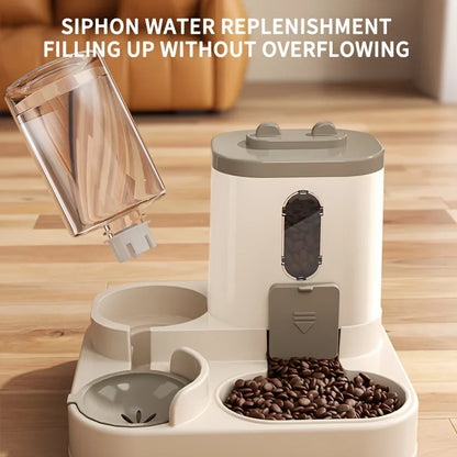 🐱 2-in-1 Cat Feeder 💧🍲 Automatic Food & Water Dispenser