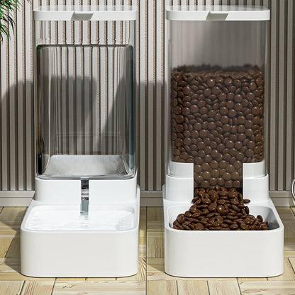 😺🐾 Automatic Cat & Dog Feeder Food & Water Dispenser