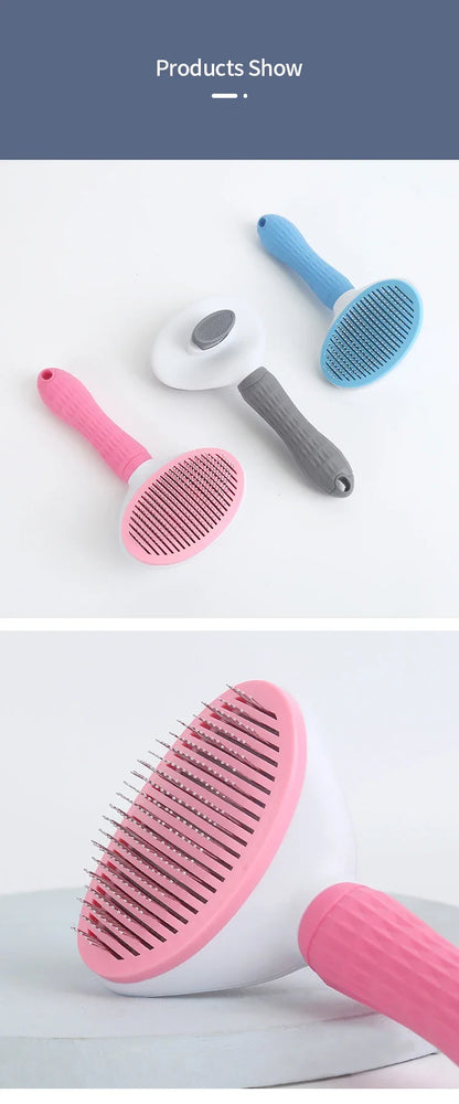 🐾 Stainless Steel Pet Brush & Comb  Grooming for Cats & Dogs