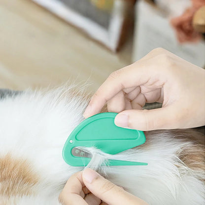 🐾 Pet Dematting Comb ✂️✨ Painless Grooming for Dogs & Cats