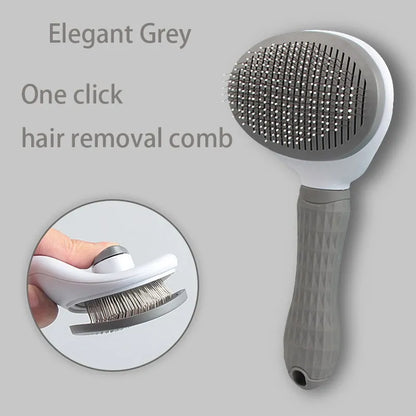 🐾 Pet Hair Brush & Comb Grooming Tool for Cats & Dogs