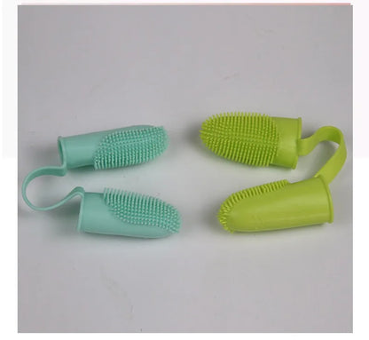 🦷🐾 Dual Finger Pet Toothbrush Dog & Cat Oral Care