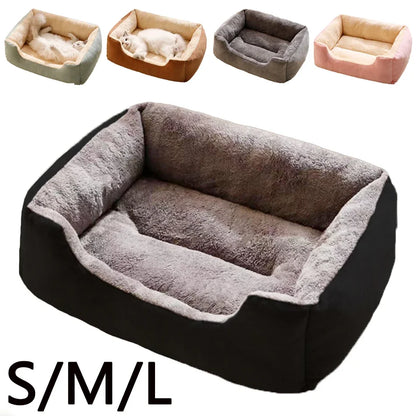 🐾 Cozy Pet Bed 🛏️  Soft Cushion House for Cats & Dogs