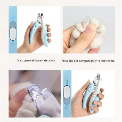 💅🐾 Pet Nail Clippers LED Electric Trimmer for Dogs & Cats