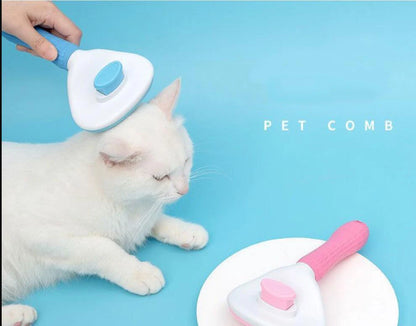 🐾 Pet Grooming Brush & Comb ✨ For Cats & Dogs (Long Hair Care)