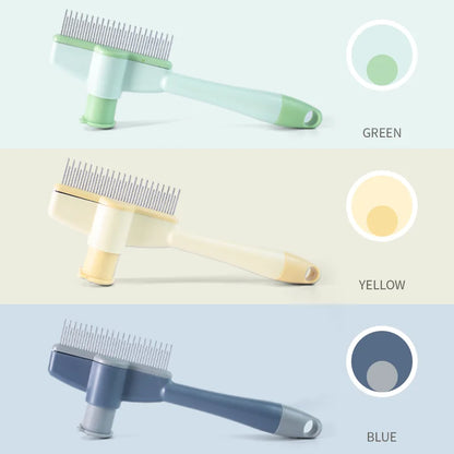 😺🐾 Cat Grooming Brush Hair Removal & Massage Comb