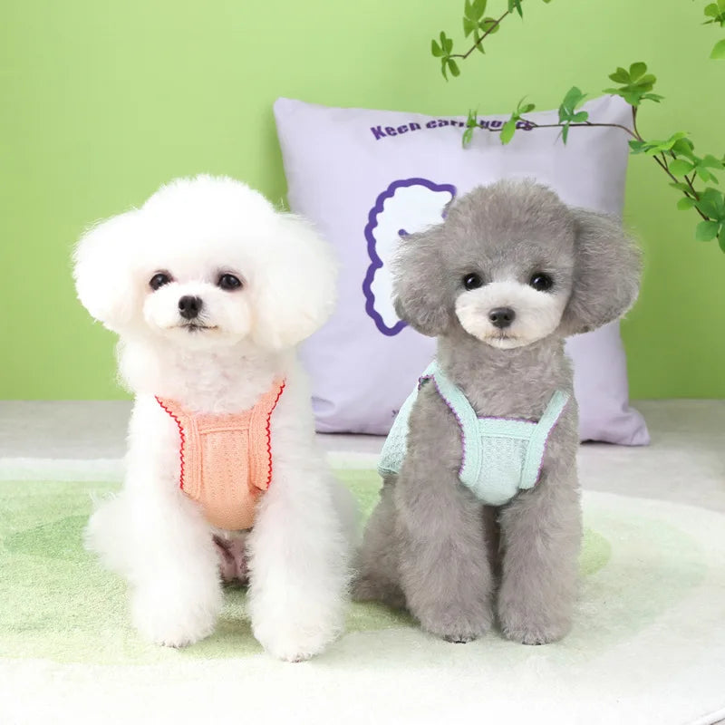 ☀️🐶 Summer Pet Vest Thin Strap Breathable Clothes for Small Dogs & Cats