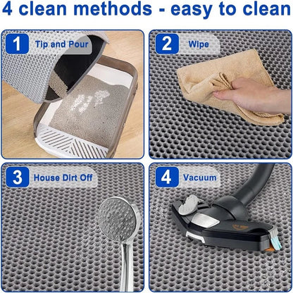 🐾 Cat Litter Mat 💧✨ Waterproof Double-Layer Trapping Pad