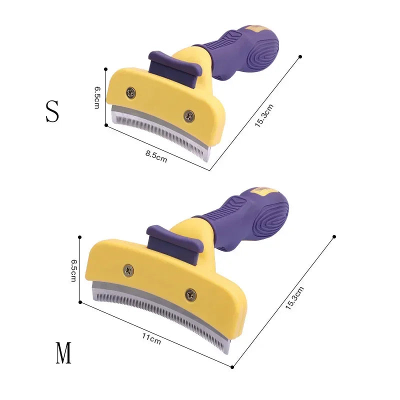 🐾 Pet Grooming Combs Hair Remover & Detachable Trimmer Attachments