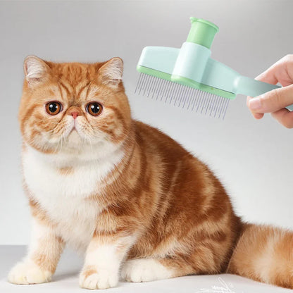 😺🐾 Cat Grooming Brush Hair Removal & Massage Comb