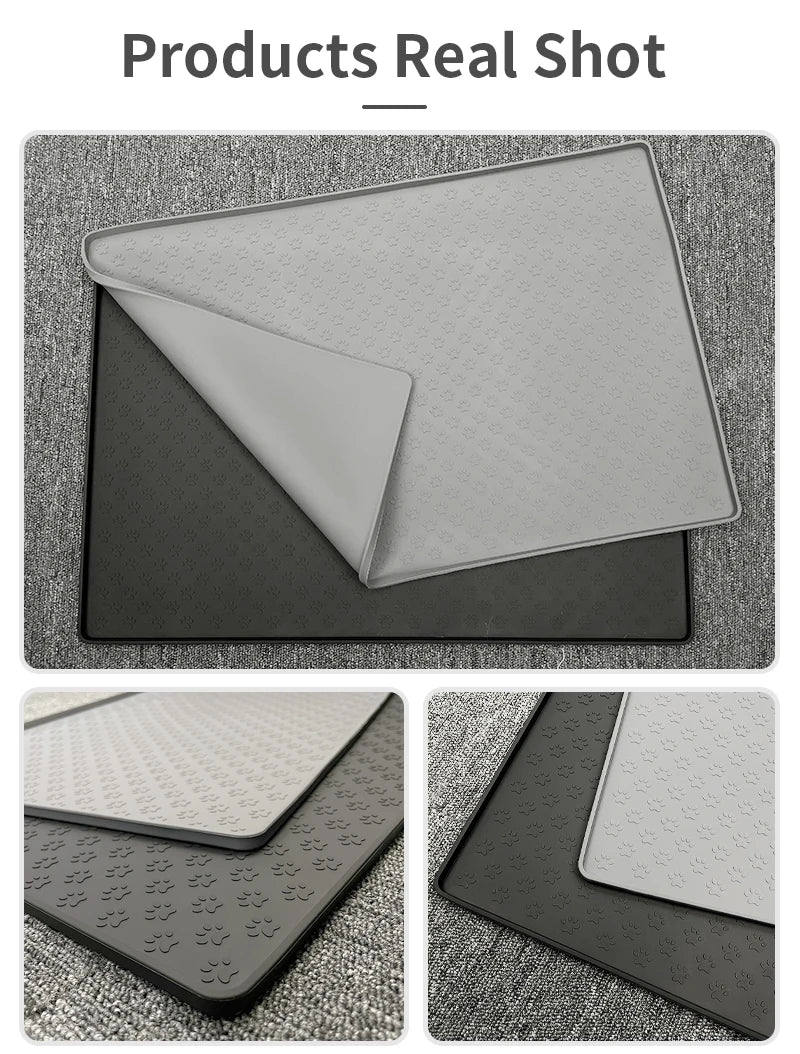 🐾 Silicone Pet Placemat Waterproof Feeding Mat for Cats & Dogs