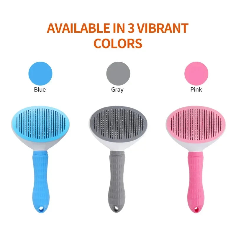 🐾 Stainless Steel Pet Brush & Comb  Grooming for Cats & Dogs