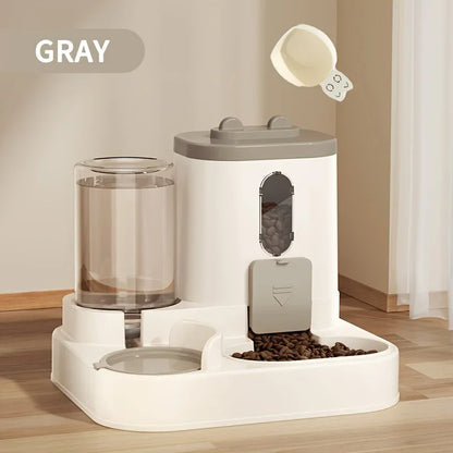 🐱 2-in-1 Cat Feeder 💧🍲 Automatic Food & Water Dispenser