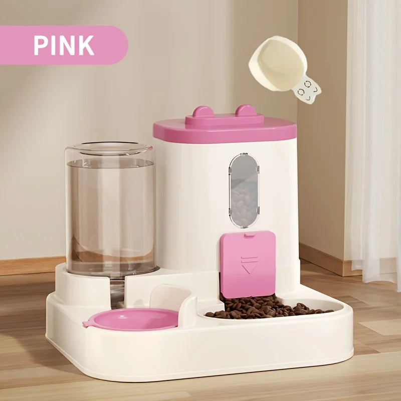 🐱 2-in-1 Cat Feeder 💧🍲 Automatic Food & Water Dispenser