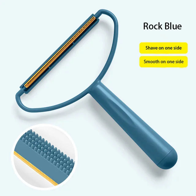 🧹🐾 Portable Fabric Hair Remover Double-Sided Clothes & Carpet Shaver