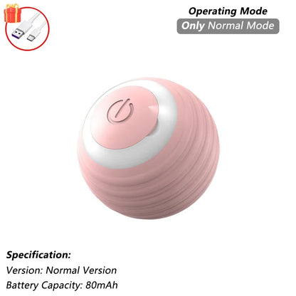 😺🎾 Smart Interactive Cat Ball Rechargeable Rolling Mouse Toy