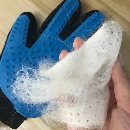 🧤🐾 Pet Hair Removal Gloves Grooming & Massage for Cats & Dogs