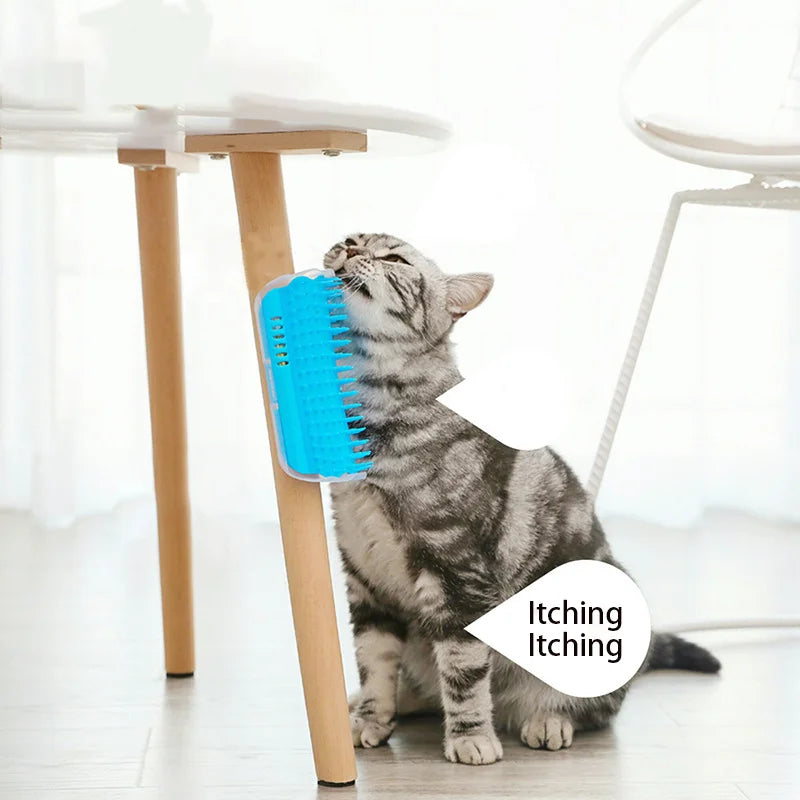 😺🐾 Cat Wall Corner Scratcher Self-Grooming Massager