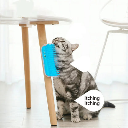 😺🐾 Cat Wall Corner Scratcher Self-Grooming Massager