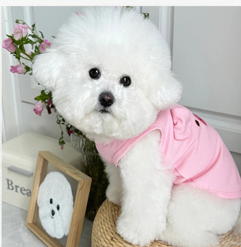 👕🐶 Summer Dog & Cat Vest Breathable Puppy Clothes