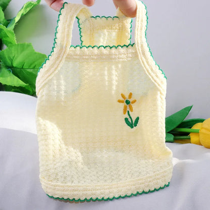 ☀️🐶 Summer Pet Vest Thin Strap Breathable Clothes for Small Dogs & Cats
