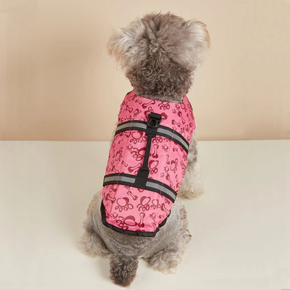 🦺🐶 Reflective Dog Life Jacket Adjustable Swim Vest for Large Dogs