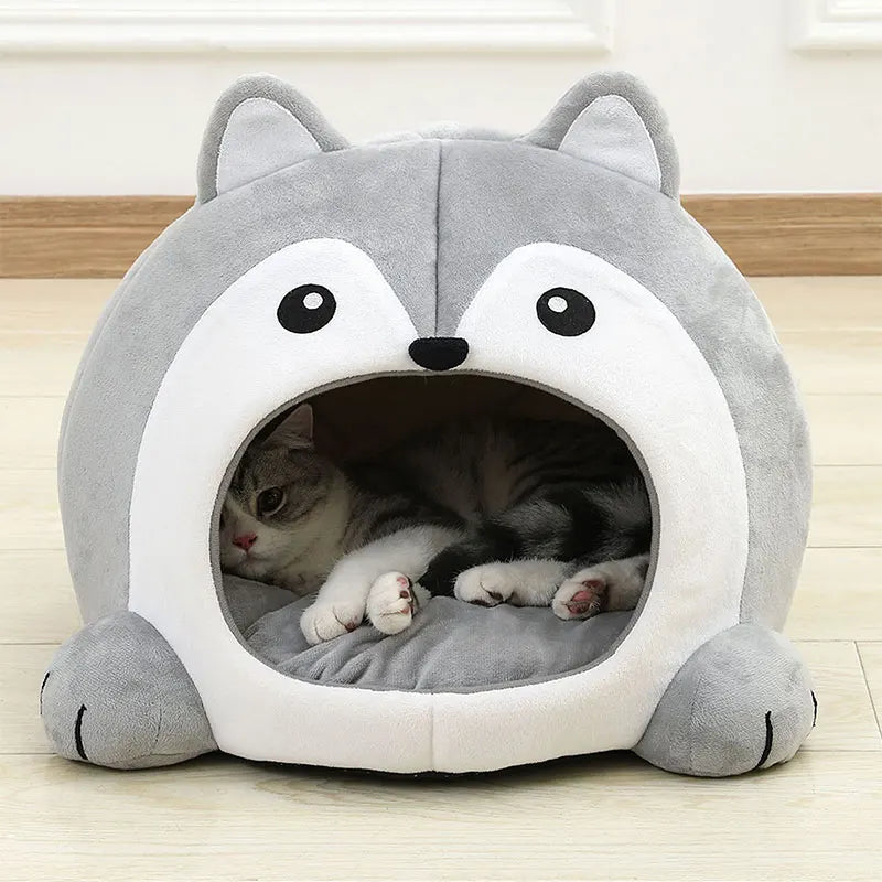 😺🛏️ Soft Cat & Dog Bed Cozy Basket & Lounger
