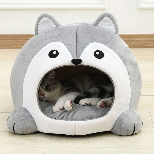😺🛏️ Soft Cat & Dog Bed Cozy Basket & Lounger