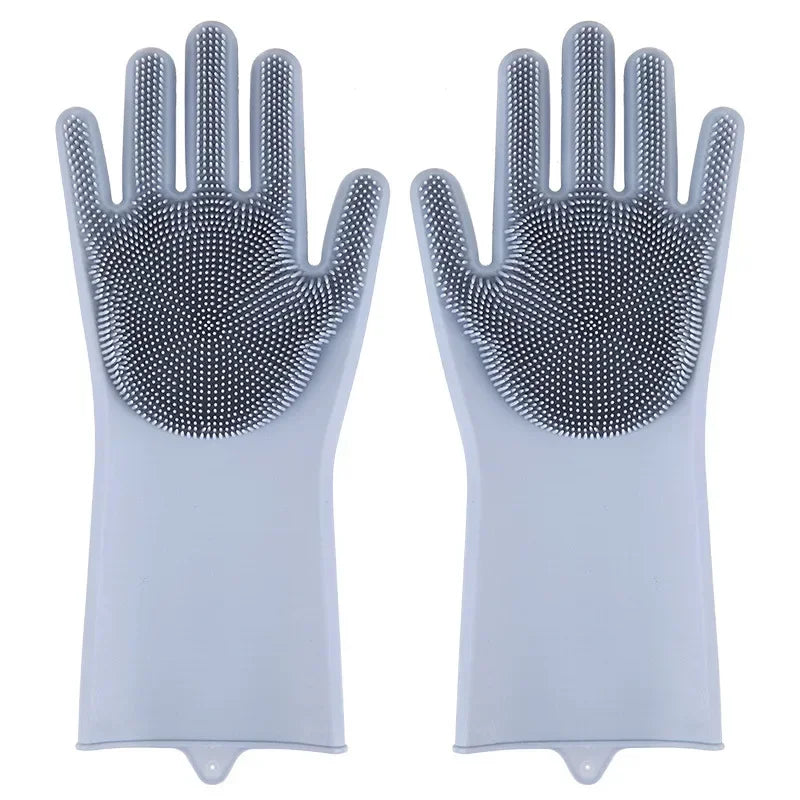 🧤🐾 Pet Grooming & Bathing Gloves Hair Removal & Massage