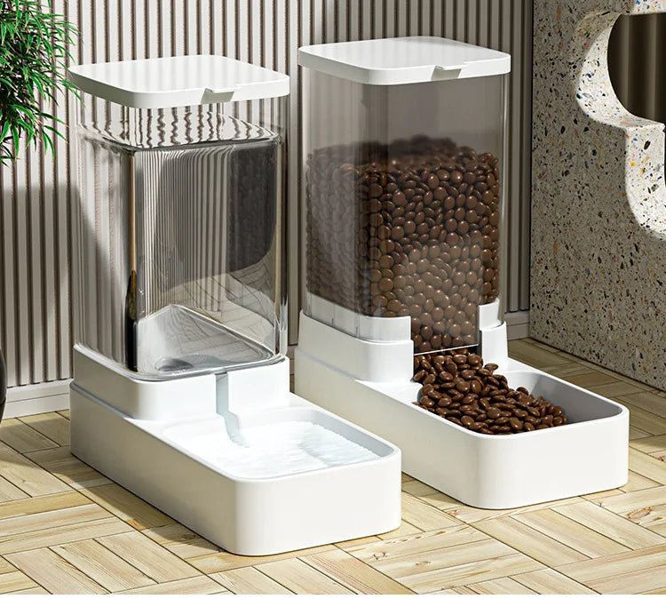 😺🐾 Automatic Cat & Dog Feeder Food & Water Dispenser